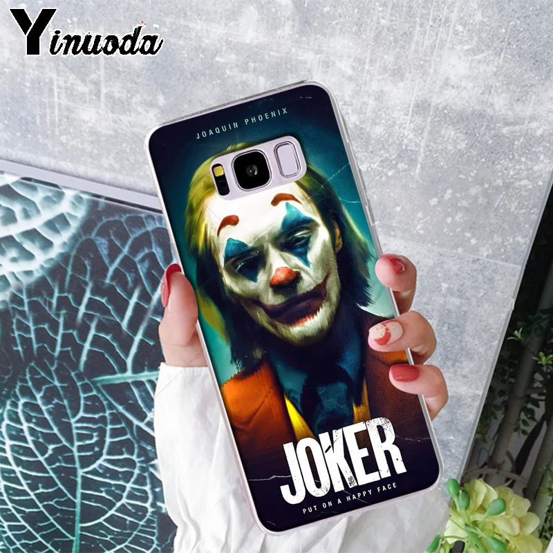 Yinuoda Джокер кино аксессуары для телефона чехол для samsung S9 S9 плюс S10 S6 S6edge S10plus S7 S7edge S8 S8plus