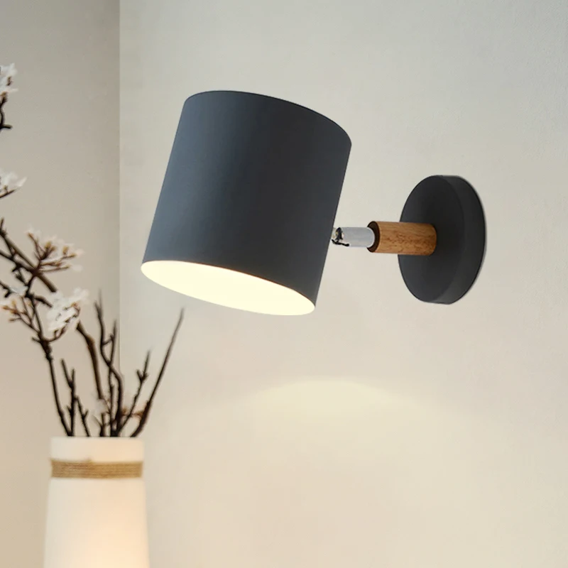 

Креативная настенная лампа в скандинавском стиле для домашнего освещения, освещение для крыльца, коридора, прикроватные светильники, лампы...