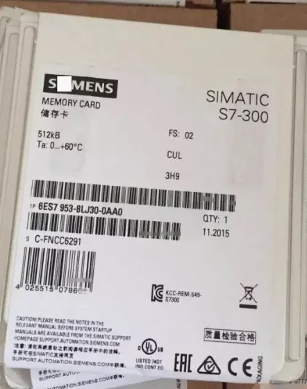 

S7-300 memory card 6ES7953-8LJ30-0AA0 64KB