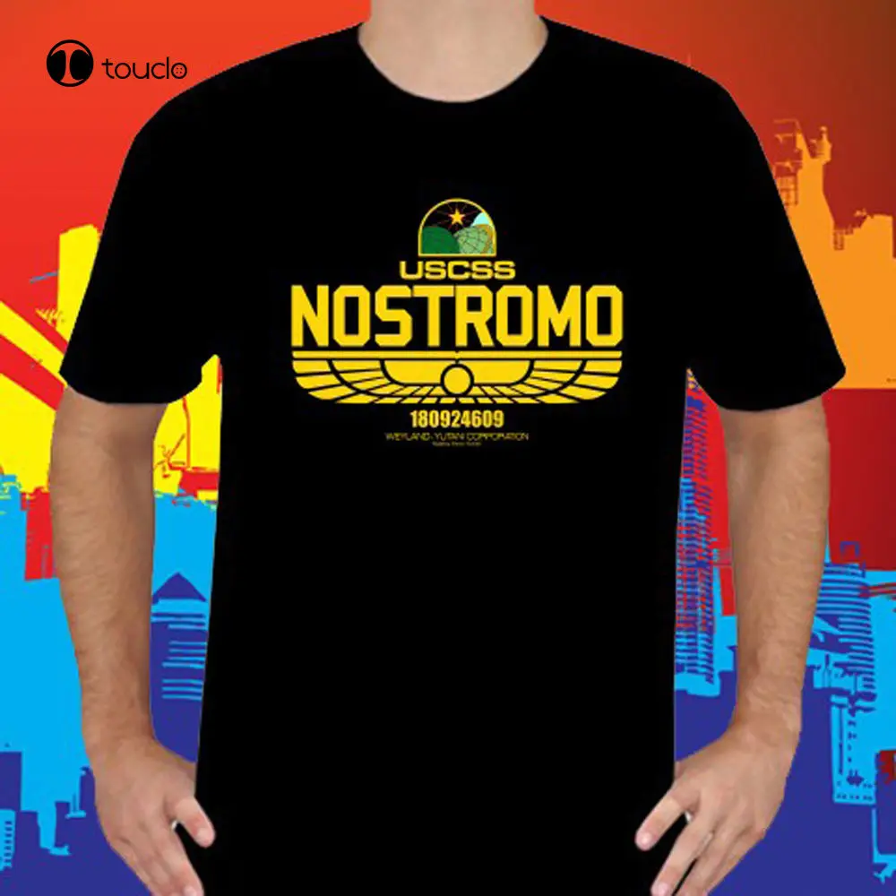 

New New Uscss Nostromo Weylan Yutani Corp Logo Men'S Black T-Shirt Size S To 5Xl Tee Shirt Unisex