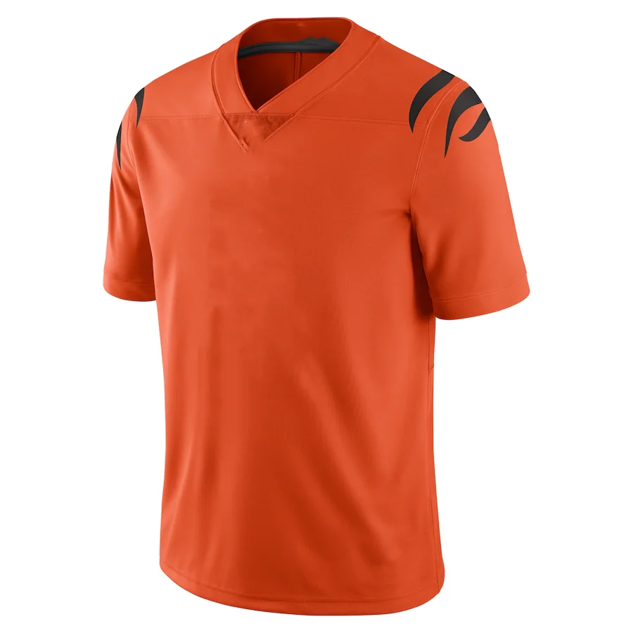 

Color Mens New 2021 American Football Cincinnati Sport Fans Wear Ja'Marr Chase Joe Burrow Tee Higgins Jersey