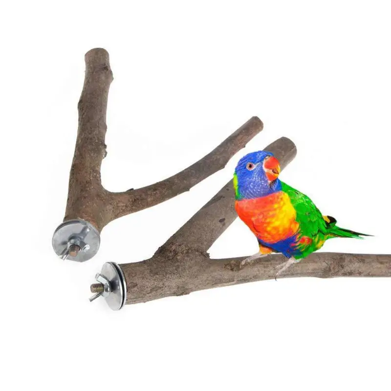 15/20 сантиметров Parrot сырье деревянная вилка дерево ветка стойка игрушка хомяк