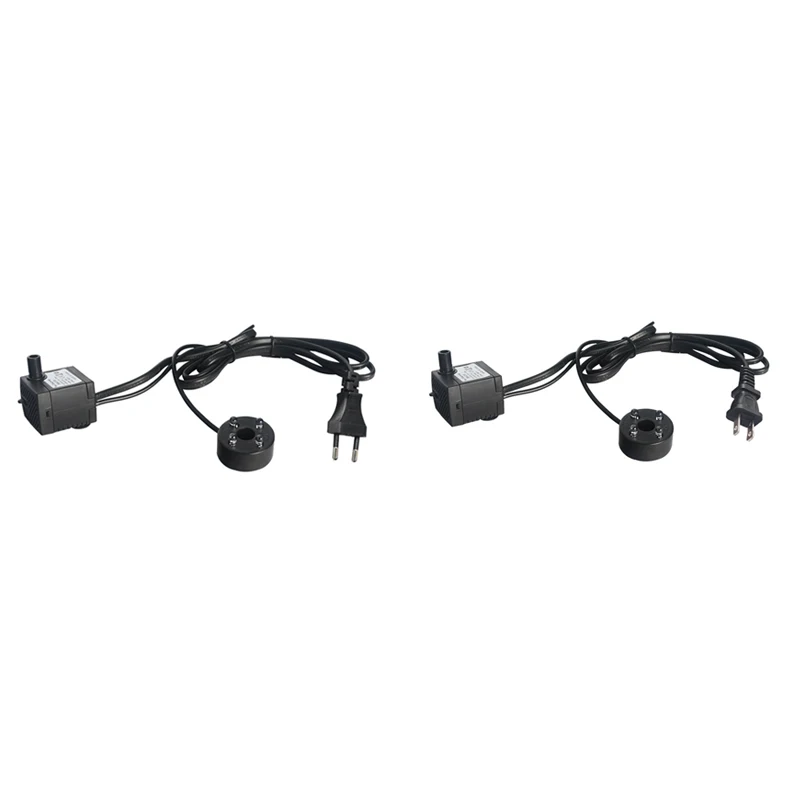 

Погружной водяной насос, 5 Вт, 220 В переменного тока, 4 светодиода, миниатюрный водяной насос для аквариума, фонтана