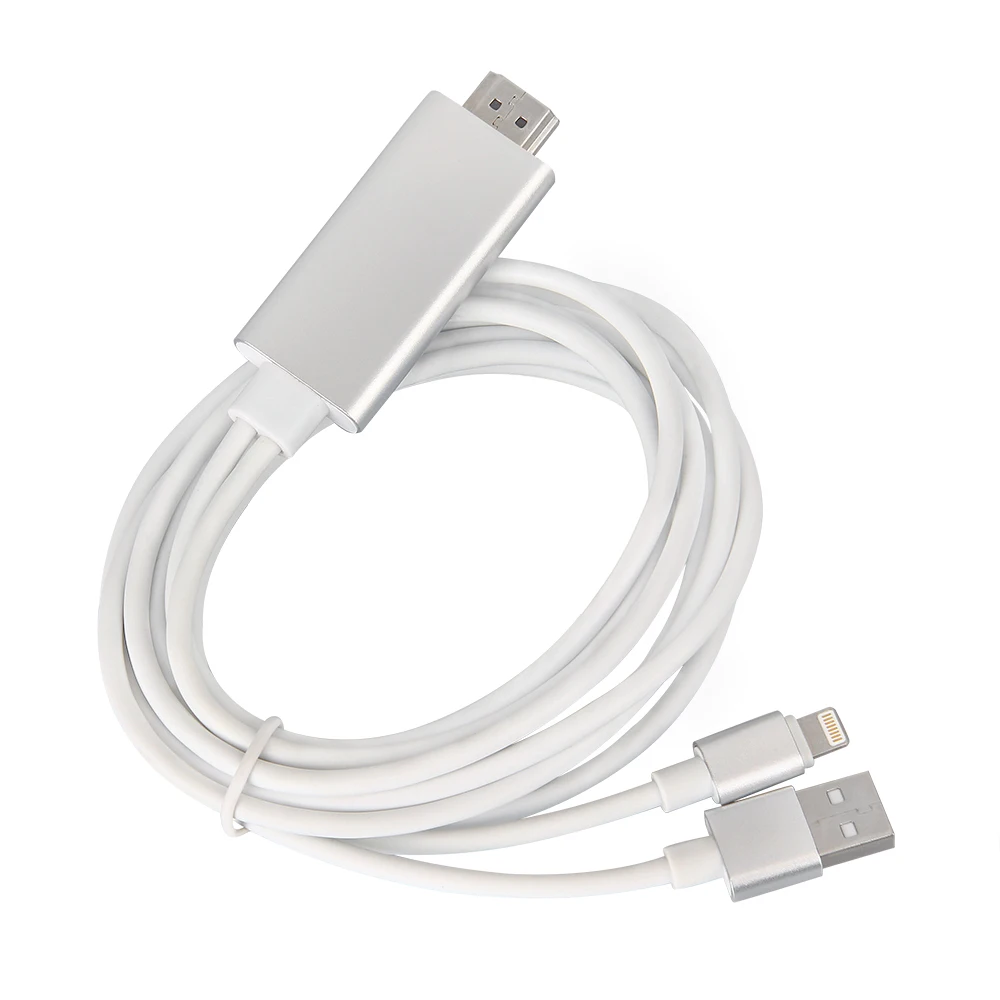 HDMI кабель для Lightning-HDMI кабель HD tv AV адаптер USB кабель 1080P