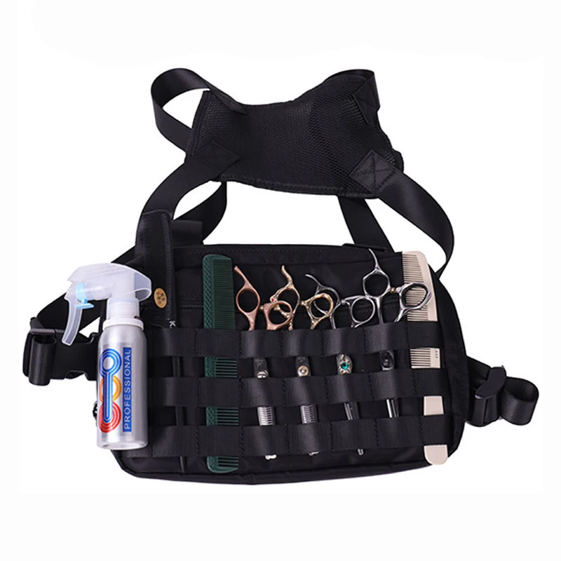 Большая вместительность Парикмахерская сумка для ножниц на переднюю грудь