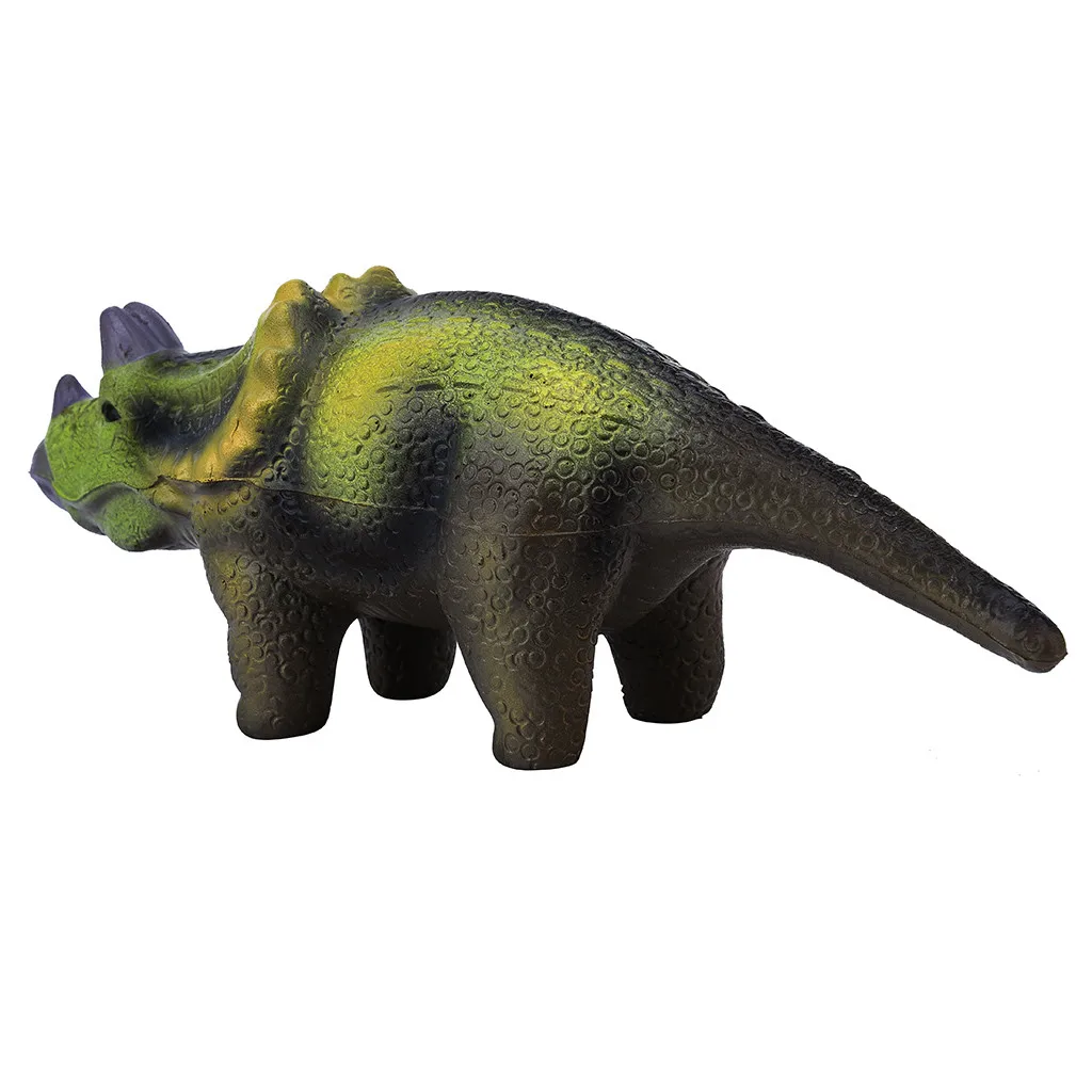 Мягкий Трицератопс медленно восстанавливающая форму коллекция игрушка для