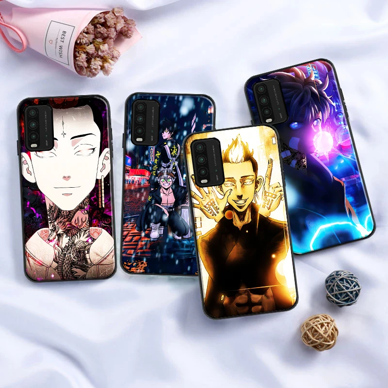 

Japanese anime Tokyo Revengers Phone Case For Xiaomi Redmi 9 9i 9AT 9T 9A 9C Note 9 9T 9S 9 Pro Max Soft silicone Cover Fundas