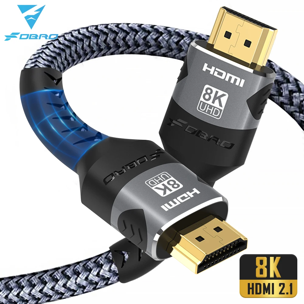 FDBRO порт дисплея 1 4 кабель HDMI 2 8K 4K HDR 165 Гц 60 48 Гбит/с фотоадаптер для Ps5 Rtx 3080 видео ПК