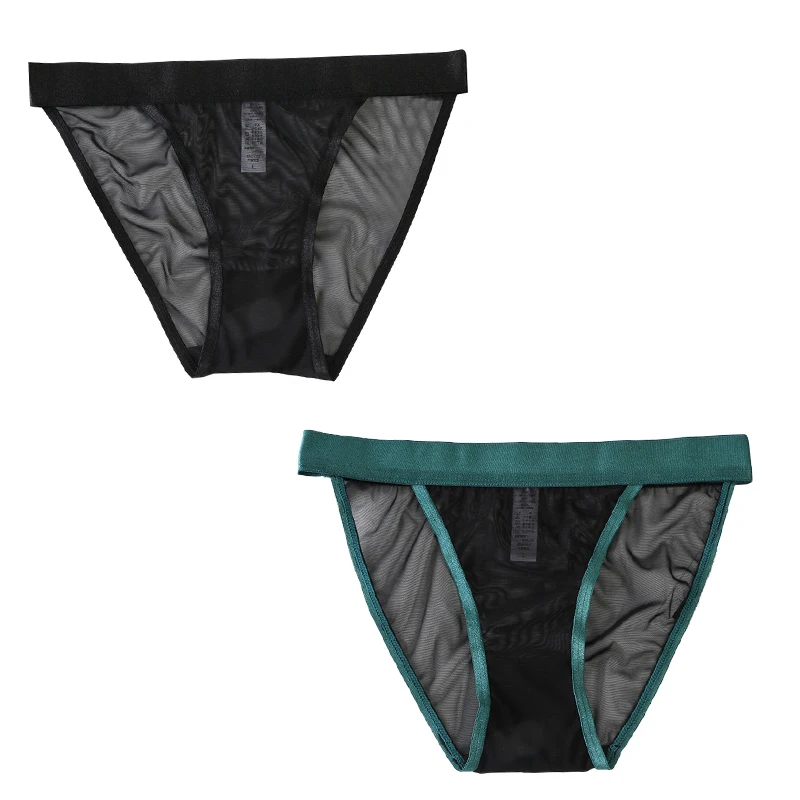 Новое Сетчатое кружевное нижнее белье женские бесшовные дышащие удобные трусы