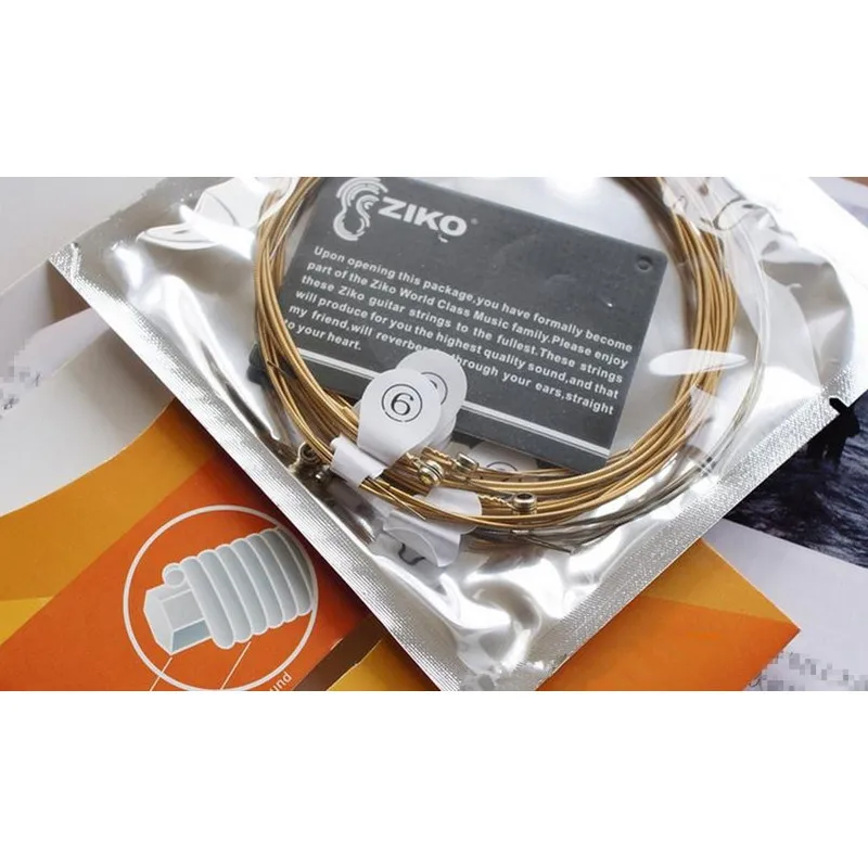ZIKO 010-048 DP-010 Струны для акустической гитары Музыкальные инструменты струны из