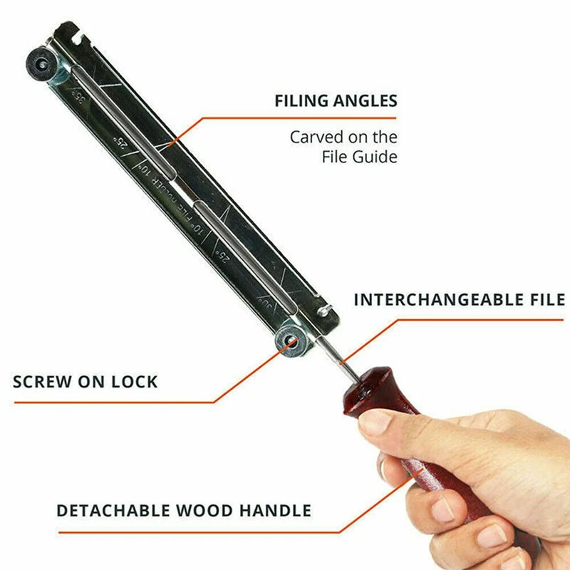 10 шт./компл. профессиональный шлифовальный комплект цепи бензопилы