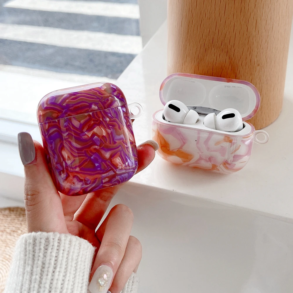 Трещины камня камуфляж Bluetooth Беспроводной защитный чехол для наушников Apple Airpods Pro