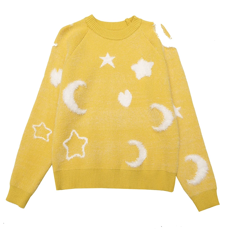 

Autumn new loose Korean student round neck pullover casual wild sweater