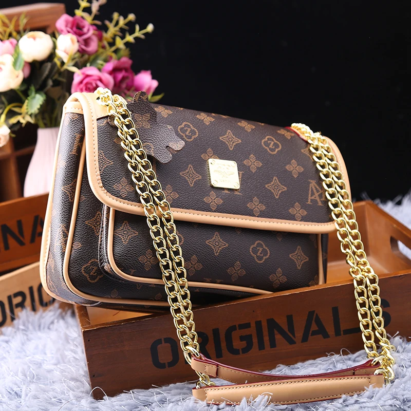 

Genuine Leather Handbags New Fashion Chain Shoulder Bag Versatile Portable Messenger Bag Top Quality Luxury Brand Sac Luxe