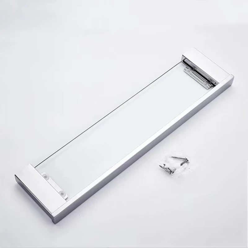 Полки для ванной комнаты черный/хром нержавеющая сталь перфорированный