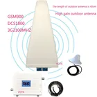 GSM 2G 3G 4G усилитель сотового сигнала трехполосный мобильный усилитель 4G LTE ретранслятор сотового телефона GSM DCS WCDMA 900 1800 2100
