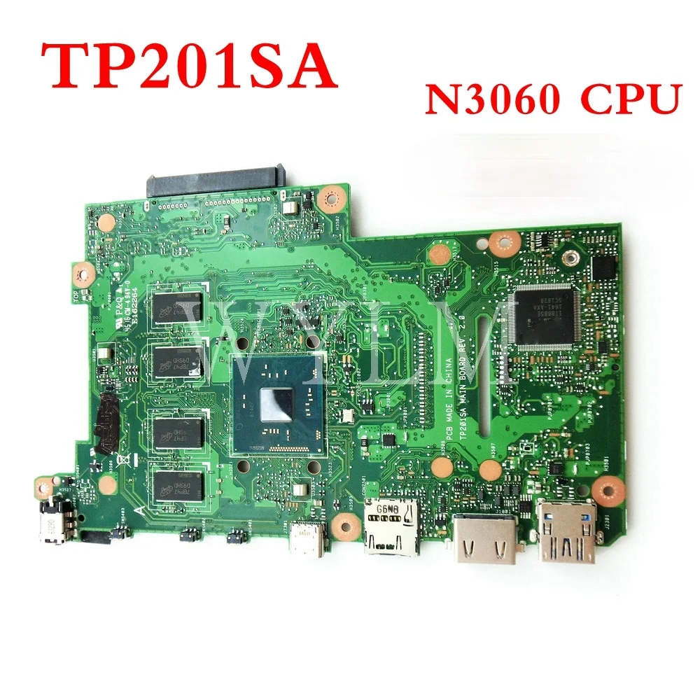 TP201SA N3060 CPU 2GB RAM Материнская плата ASUS TP201S материнская для ноутбука