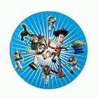 Диснеевские праздничные товары с героями мультфильмов Toy3, детская посуда на день рождения, украшения, чашки с Баззом Lightyear, тарелки