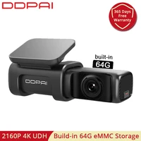 ddpai dash cam mini 5 2160p 4k uhd 64g dvr android car camera build in wifi gps 24h parking auto drive vehicle video recroder
