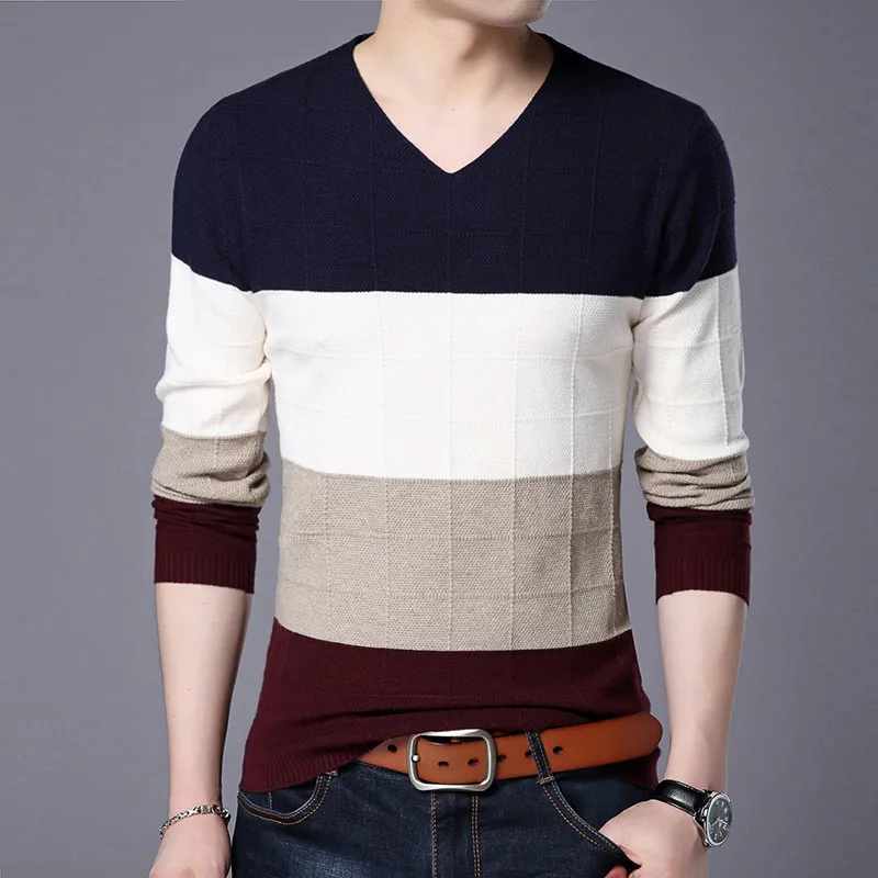 Новинка 2019 мужской свитер ZONORLEEC Повседневная рубашка с V-образным вырезом