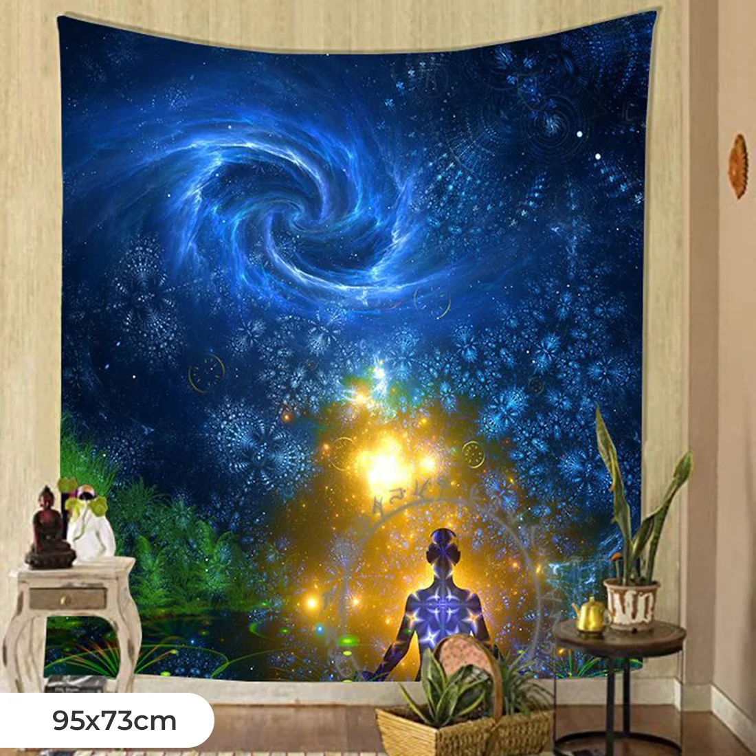 

Retro Poster Nordic psychedelic hanging fabric background wall covering home decoration wall blanket tapestry bedroom wall hang