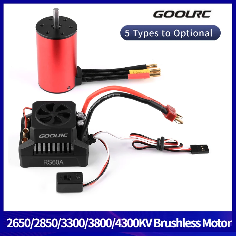 Бесщеточный двигатель GoolRC 2650/4300KV и бесщеточный электронный контроллер скорости