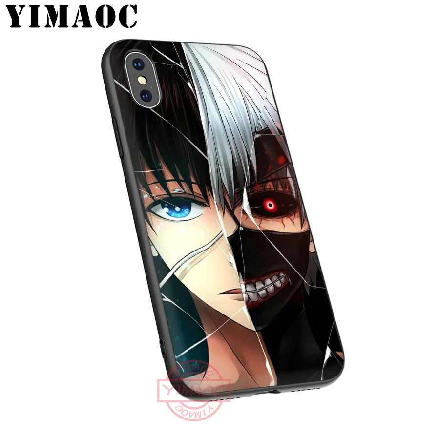 Мягкий силиконовый чехол для телефона YIMAOC с аниме Токийский Гуль iPhone 5 5S SE 6 6S 7 8 Plus
