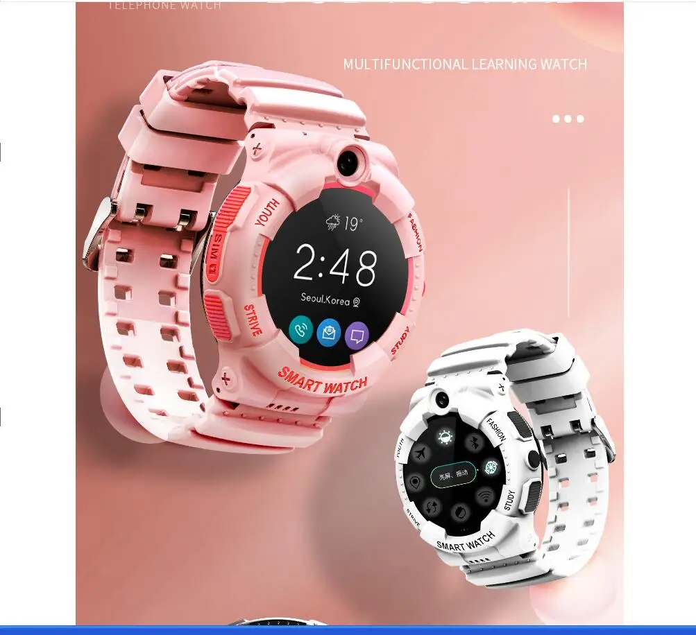 

Смарт-часы Y01 детские, GPS, 4G, IP67, с камерой