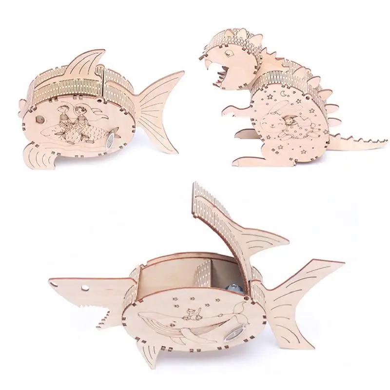 Деревянная Механическая трансмиссия сделай сам модель деревянная стерео