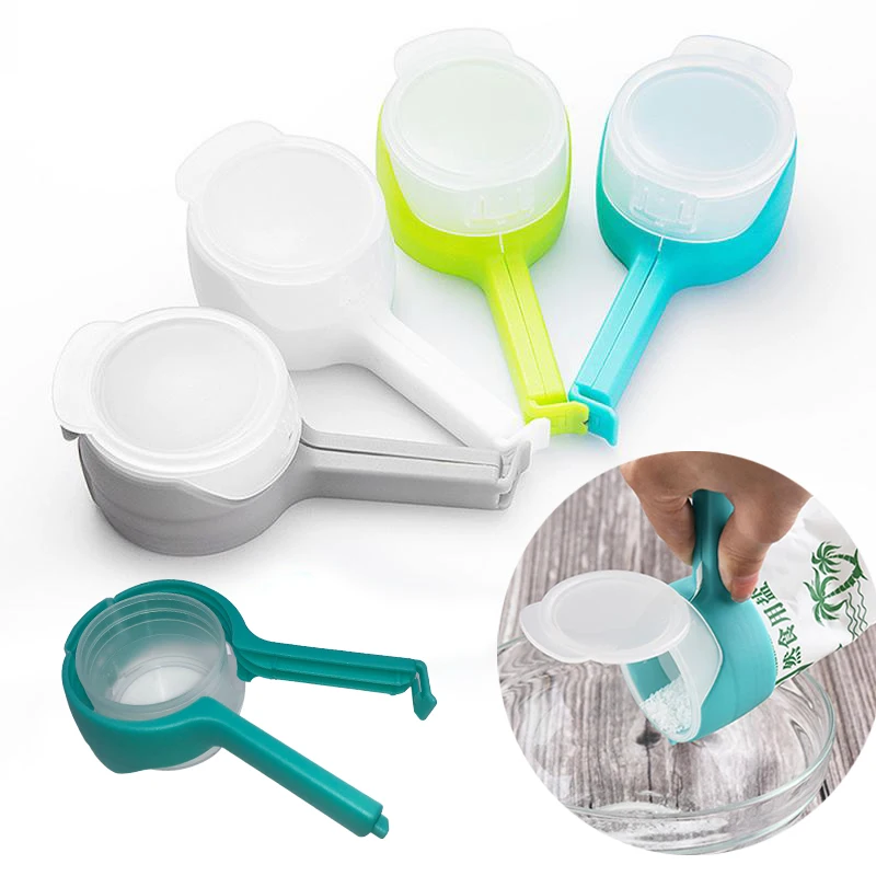 Зажим для хранения еды зажим запечатывания закусок свежего пластиковый помощник