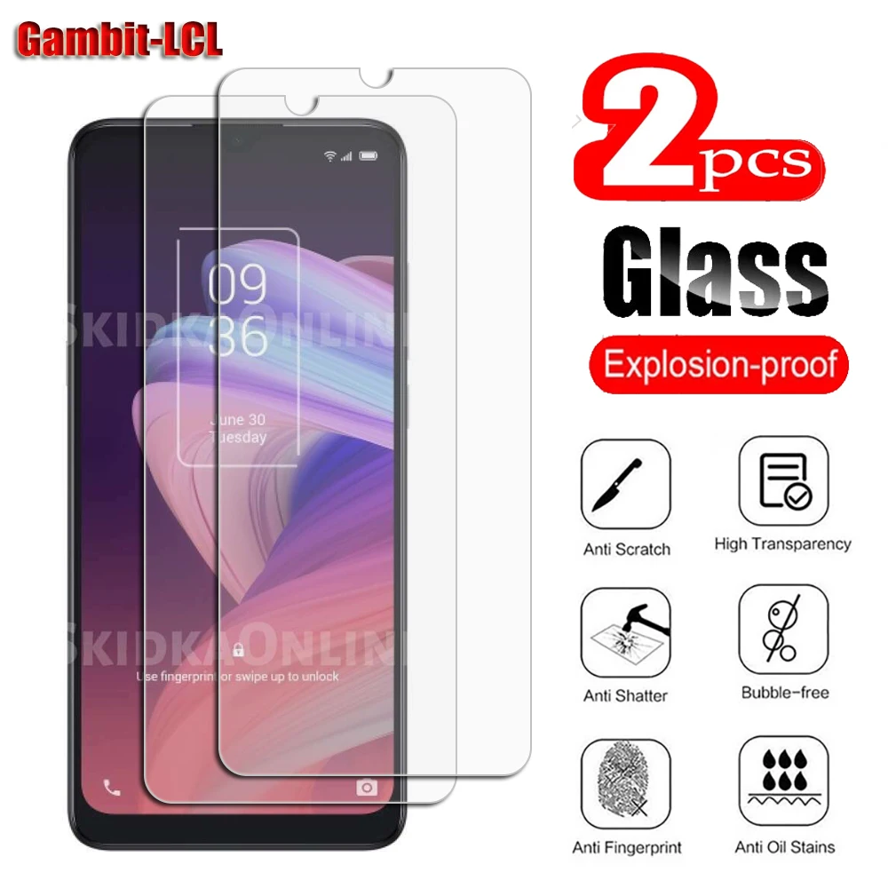 

9H Original Protective Tempered Glass For TCL 10 SE 6.52" TCL10SE TCL10 10SE T766H_EEA Screen Protector Protection Cover Film