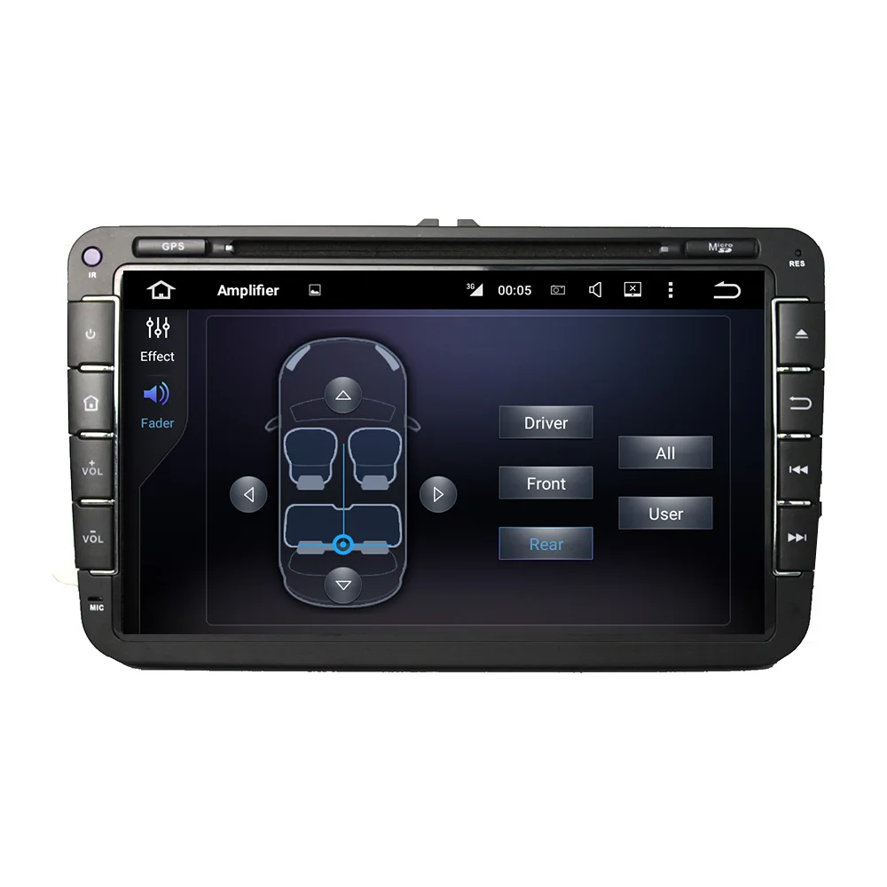 8 &quot2 Din ядер Android 9 0 автомобильный dvd плеер для VW сиденье Jetta 2006 2012 аудио стерео 1024*600
