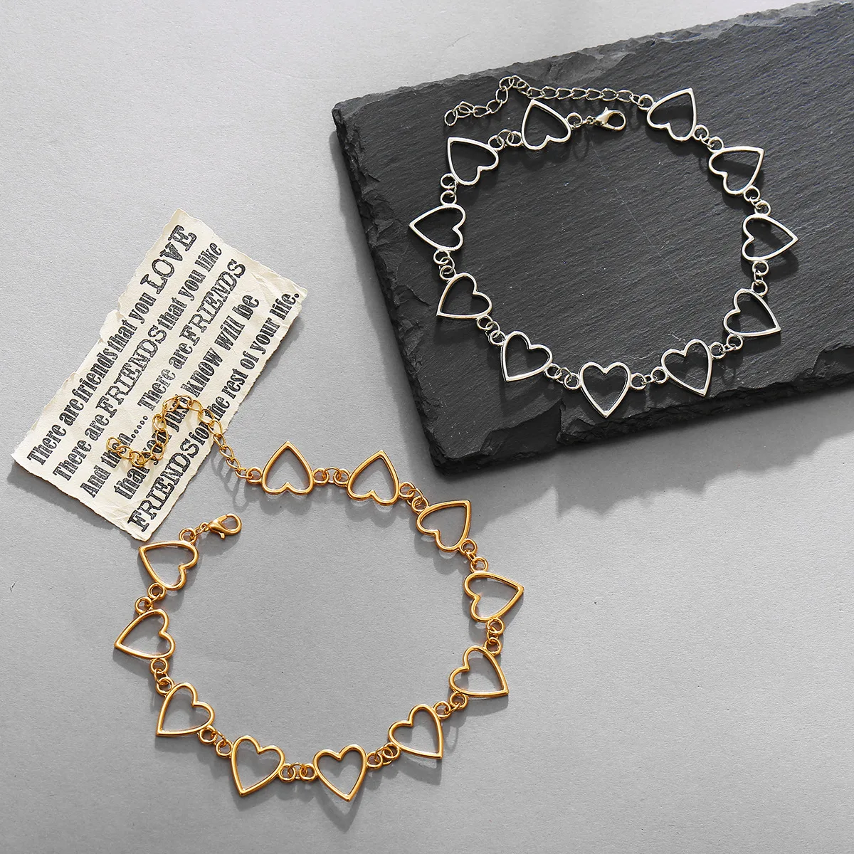 2021 New Ladies Neckband Necklace Heart Vintage Creative Simple Elegant | Украшения и аксессуары