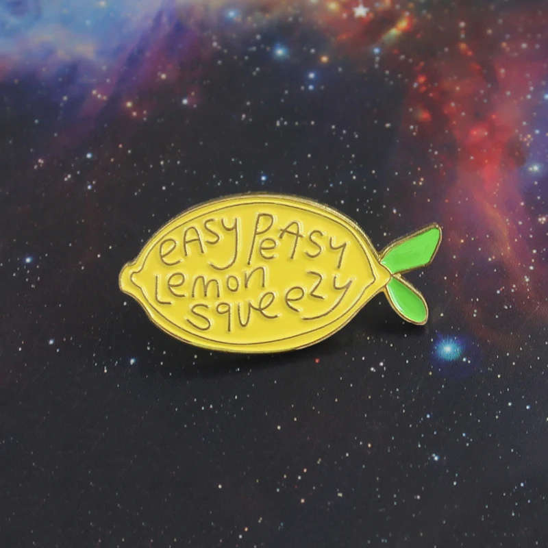 Светильник желтые лимонные эмалированные булавки! Легкая Песочная лимонная
