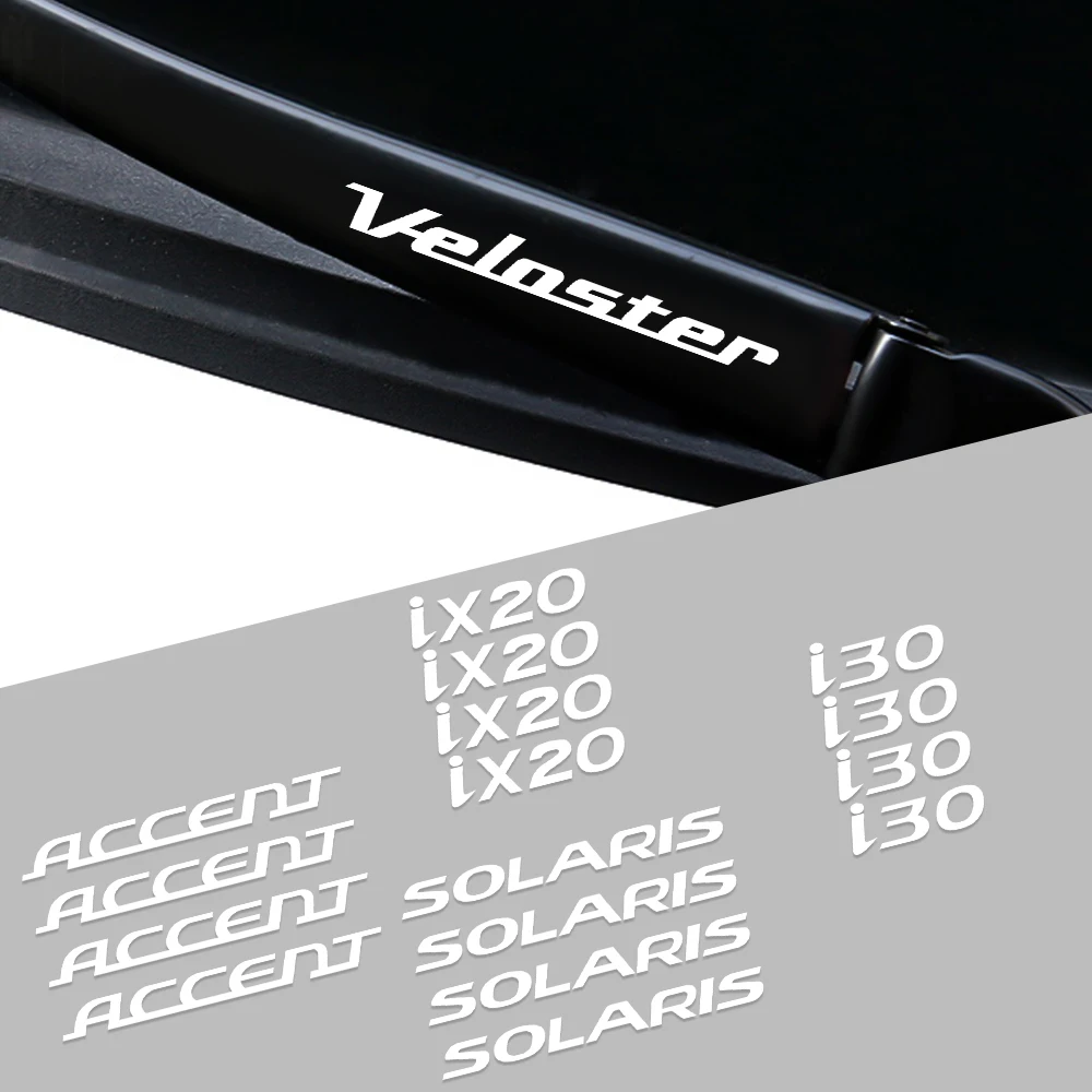 4 шт. светоотражающие наклейки на дверную ручку автомобиля для hyundai Accent Elantra Tucson