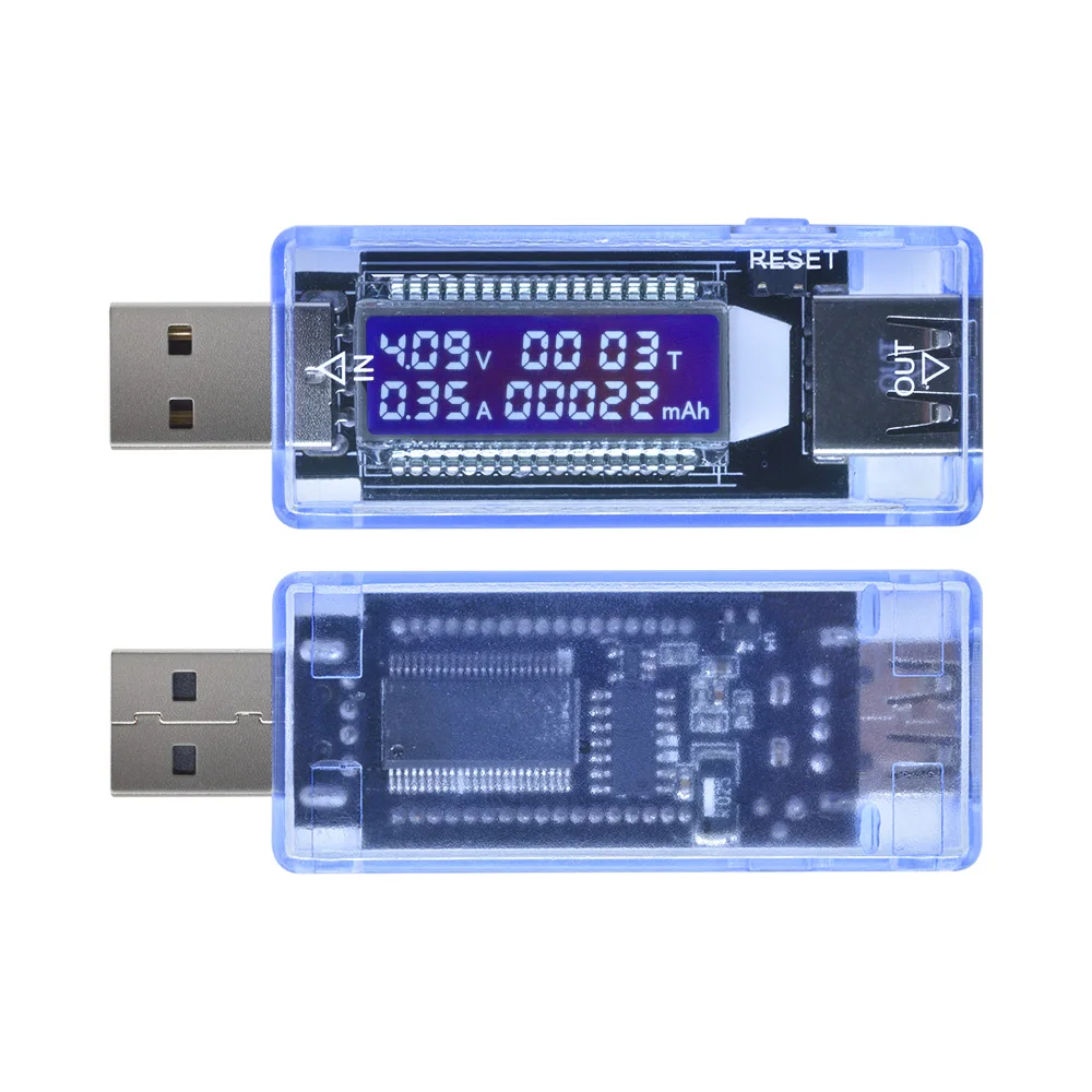 USB Тестер светодиодный цифровой вольтметр Амперметр 3 5 7 в 3A таймер тестер