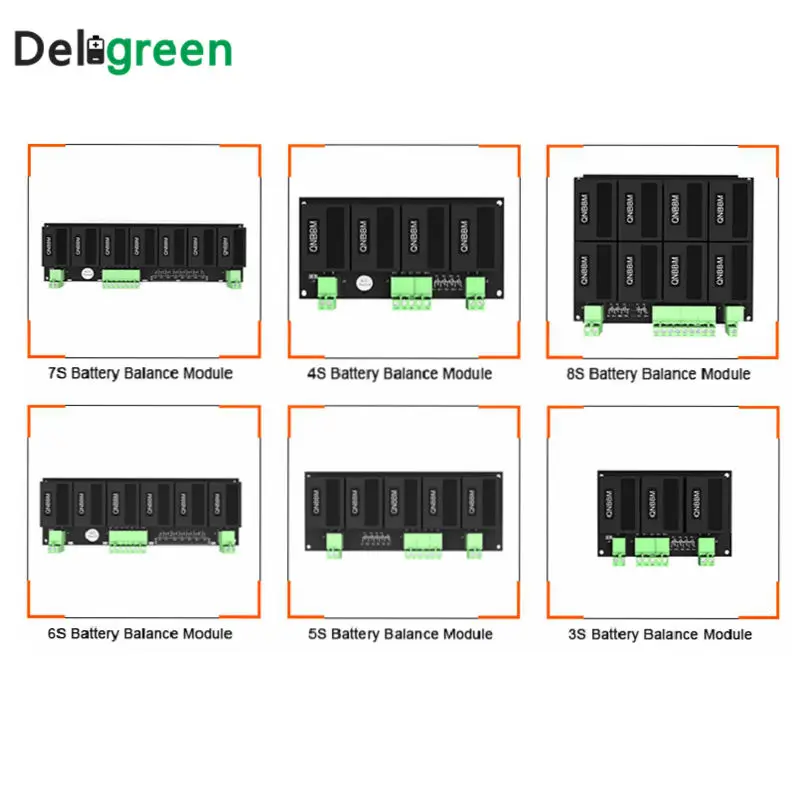 

NEW QNBBM Active Equalizer Balancer 3S 4S 5S 6S 7S 8S Voltage Balance Moduel BMS for LiFePO4,LTO,NCM,Li-ion 18650 Battery Pack