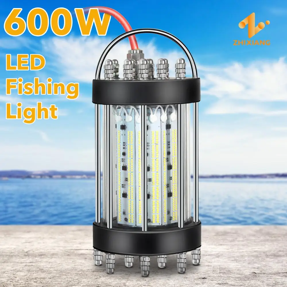 

600W LED Salmon Fishing Farming light lure fishing lights green White