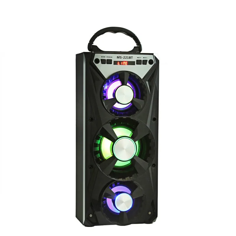 

Excelvan MS-221BT Portable Wireless Bluetooth Speaker with 3.5mm Plug Support FM Radio AUX TF Card Volume Control