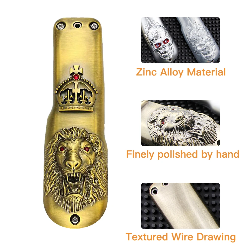 

Модификация электрической машинки для стрижки внешний корпус цинковый сплав Ретро Градиент фотографический зажим крышка TrimmerSheel защитный корпус