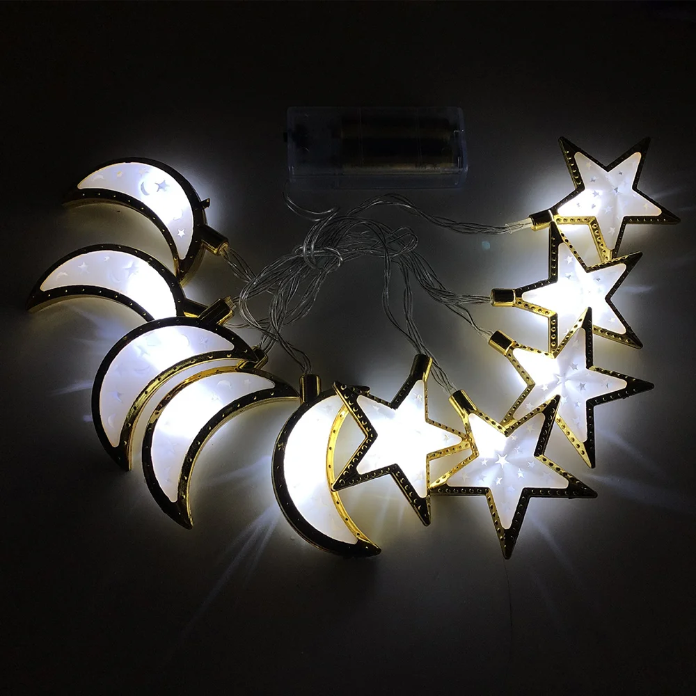 

Phnom Penh Hollow Star Moon Light String Ramadan Decoration String Lights Ramadan Decoration LED Light Hollow Out