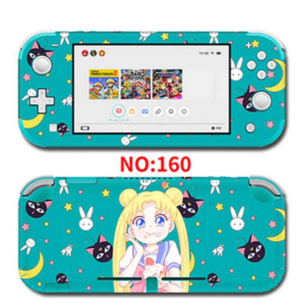 

Милый мультяшный ПВХ съемный стикер защита для консоли Nintendo Switch Lite наклейка против царапин наклейки для NS Switch Lite