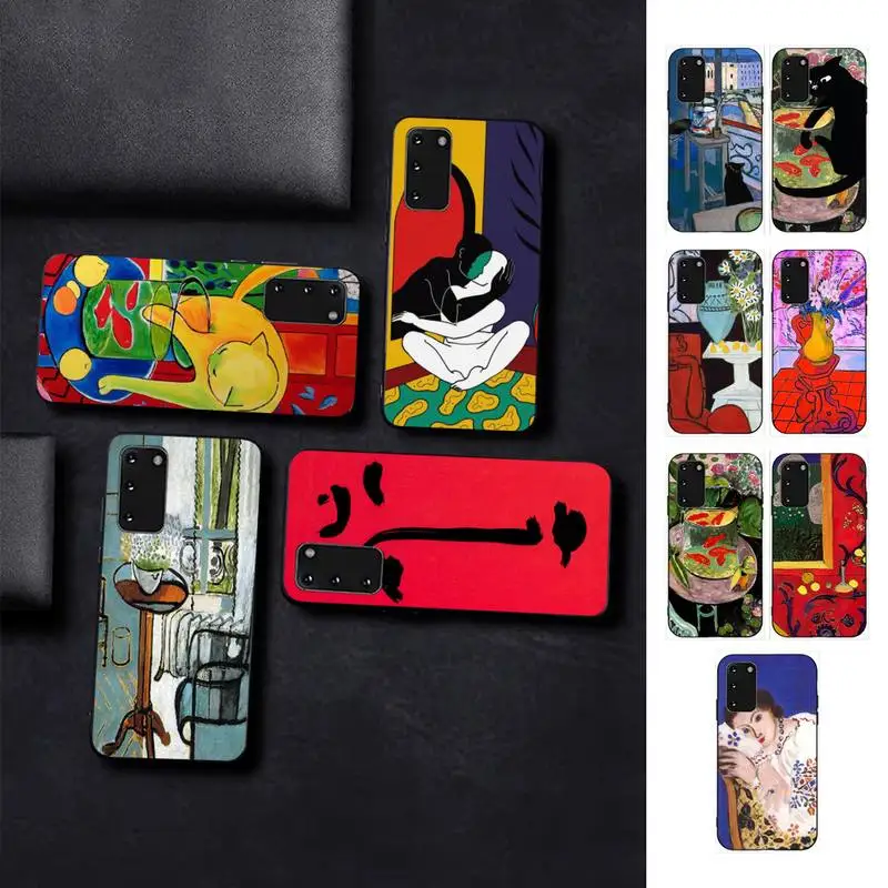 

TOPLBPCS Henri Matisse Art Painting Phone Case for Samsung S10 21 20 9 8 plus lite S20 UlTRA 7edge