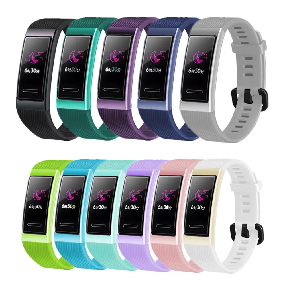 Браслет для huawei Band 3 pro ремешок силиконовые спортивные часы сменный на запястье 3/3