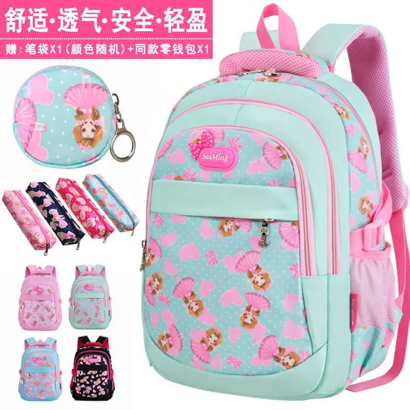 backpacks School Children for Girls Primary princess School Book Bags Sac Enfant waterproof School Bags Kids Orthopedic Backpack