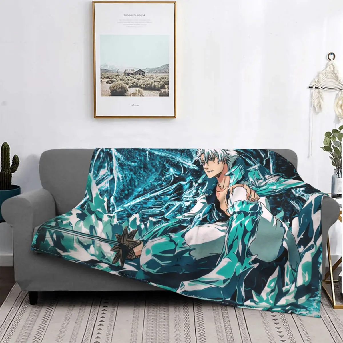 

Lejía Kurosaki Ichigo Young Comics Supernatural, mantas calientes portátiles para ropa de cama de viaje