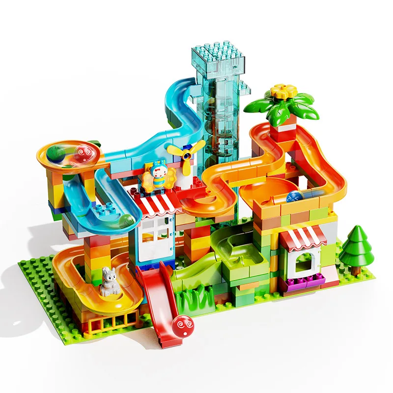 

Electric Motor Power Operated Elevator Piano Circulation Slide Wheel for Marble Race Run Building Blocks Maze Compatible Parts