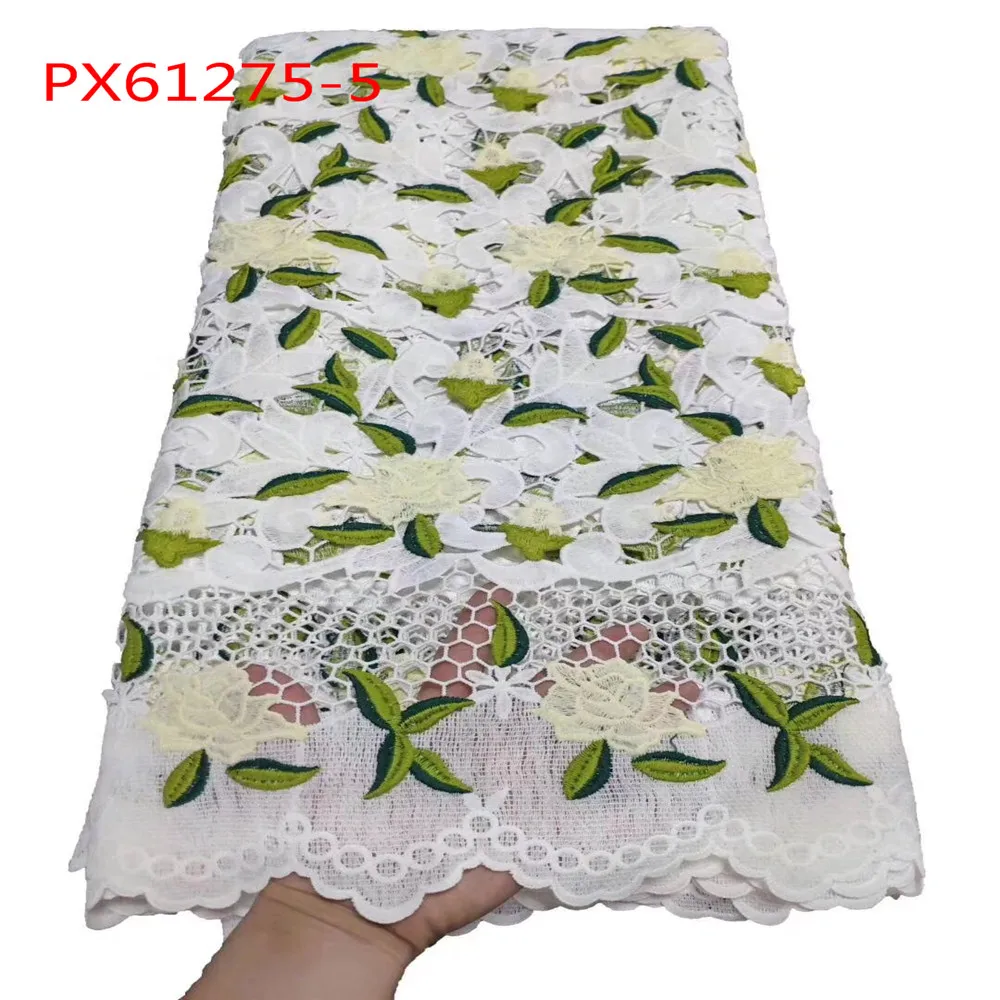High quality On sale Wholesale red embroidery cord lace Dress Girl Elegant Lace Party