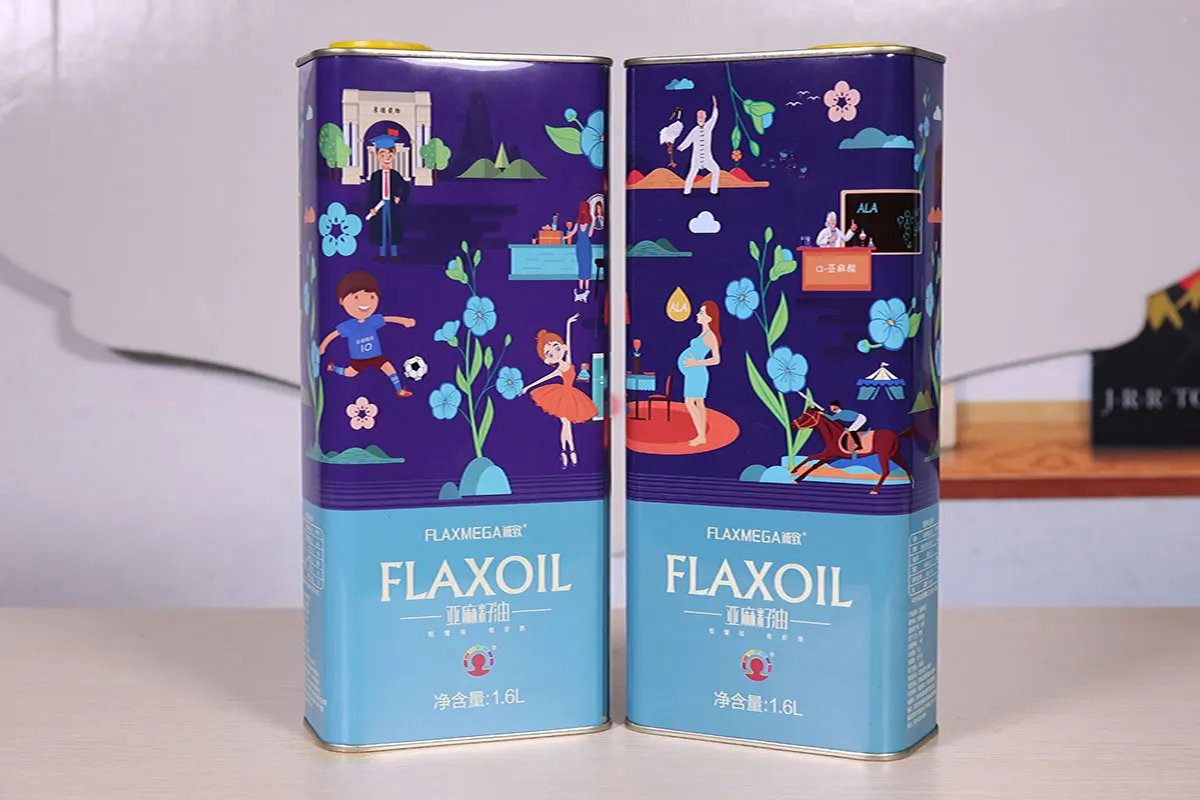 Flaxseed oil cold pressed cooking 1.6L flax edible for pregnant women and older children natural health |