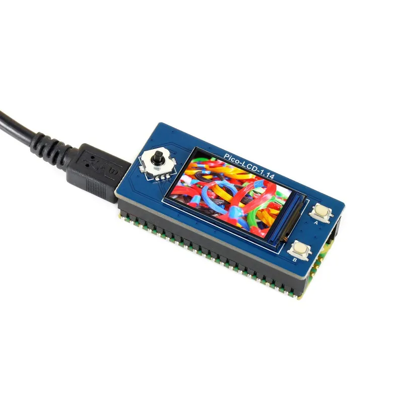 Модуль ЖК-дисплея Waveshare 1 14 дюйма для Raspberry Pi Pico 65K Цветной RGB IPS-экран разрешение 240 ×